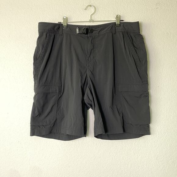 REI Co-Op Pants - Womens REI co-op Black Relaxed Bermuda Shorts‎ Size 14 Cargo Hiking Utility
